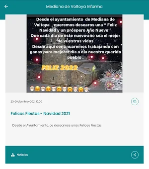 Mediana de Voltoya Informa Screenshot 2