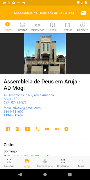Assembléia de Deus Mogi Arujá Screenshot 1