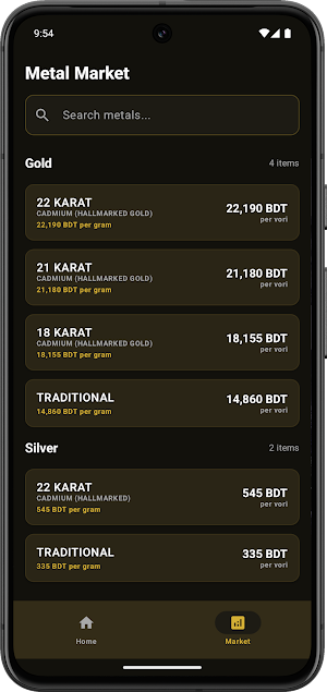 Gold Price BD Screenshot 1