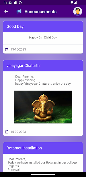 VirtueSkool Parent App Screenshot 3
