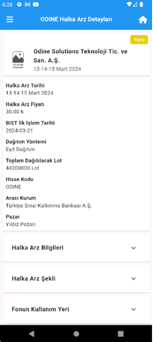 Halka Arz Takip Screenshot 1