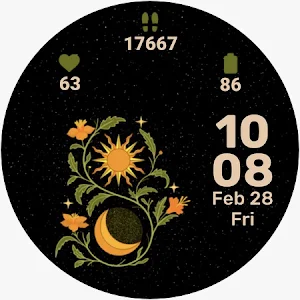 Celestial 2 watch face 6 theme Screenshot 2