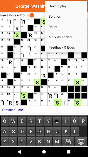 Codewords Crossword Puzzle PRO Screenshot 1