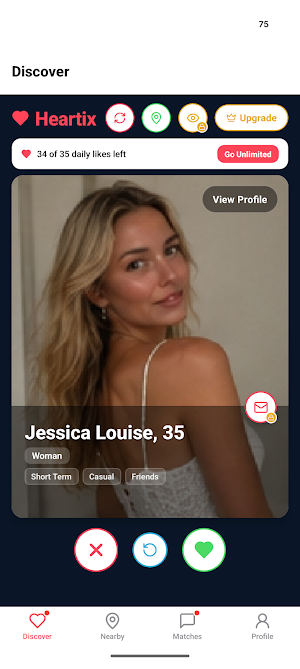 Heartix Dating: Match & Meet Screenshot 1