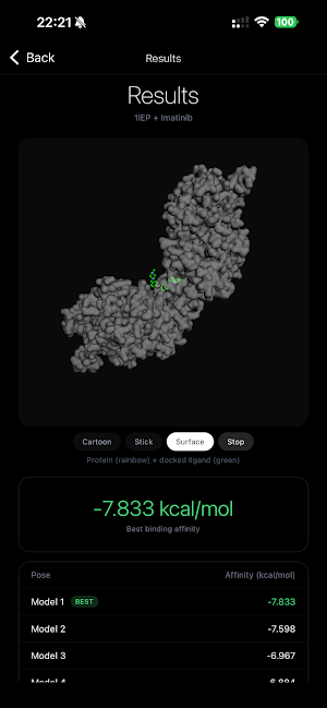 MolDock - Protein-Ligand Dock Screenshot 1