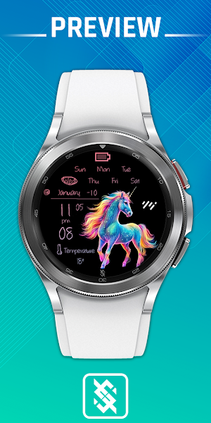BFF44 - Neon Art Unicorn Screenshot 0