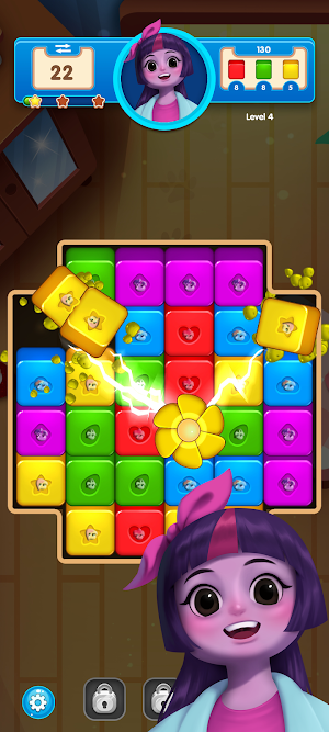 Pony Girl Pop Blocks Screenshot 0