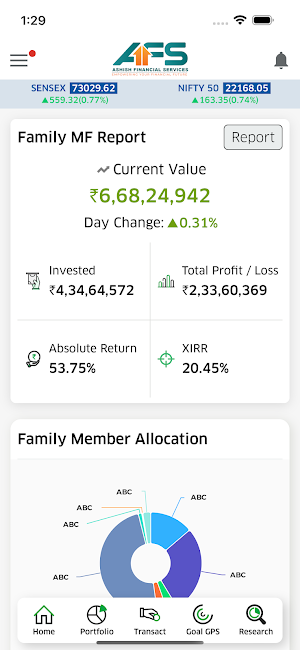 A Financial Services Screenshot 0