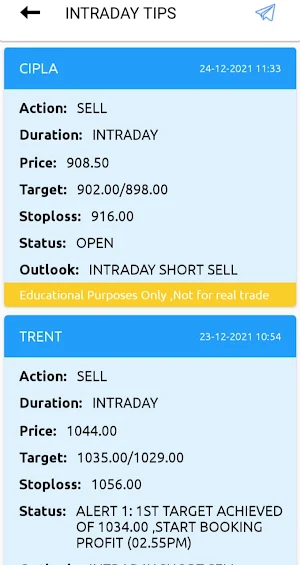 Invest OX - Daily Stock Tips Screenshot 1
