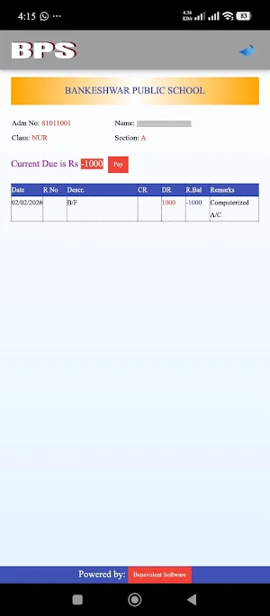 Bankeshwar Public School Screenshot 2