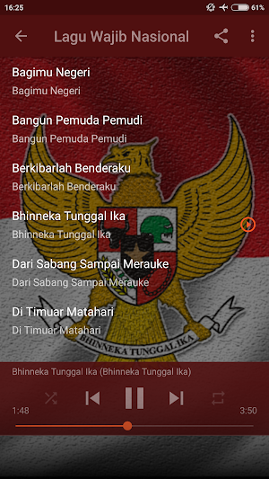 Lagu Wajib Nasional Lengkap Screenshot 1