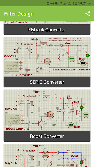 FDAC Filter Design Inductor Transformer Capacitor Screenshot 1