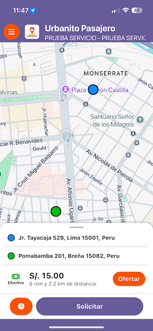 Urbanito Pasajero Screenshot 0