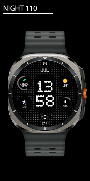 Night 110 - watch face Screenshot 0