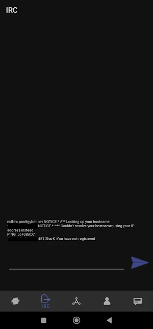 Saturn IRC Screenshot 2