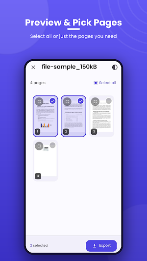 PDF to Image converter Screenshot 1