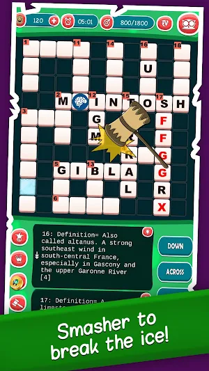 Science Crossword Puzzle Game Screenshot 2