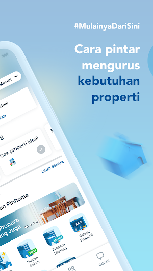 Pinhome - Aplikasi Jual Beli Properti Screenshot 1