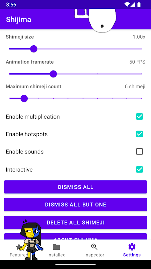Shijima - Shimeji for Android Screenshot 2