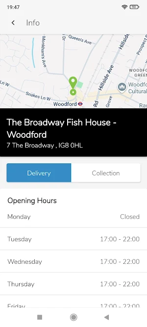 The Broadway Fish House Screenshot 1