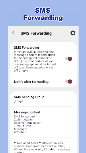 ForwardMan - SMS Forwarding Screenshot 1