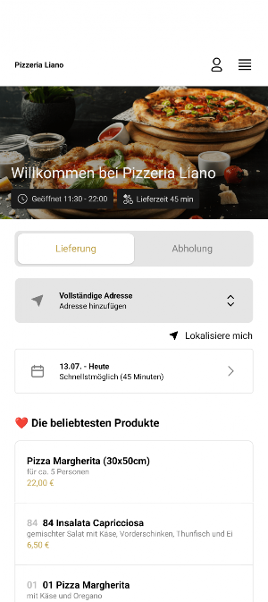 Pizzeria Liano Screenshot 0