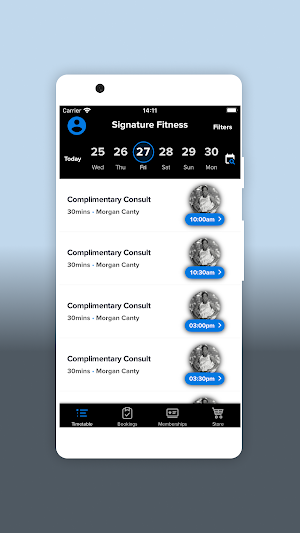 Signature Fitness Screenshot 1
