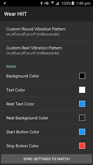 Wear HIIT Screenshot 2
