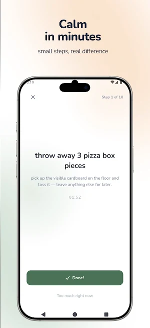 TidyBit - ADHD Clean & Focus Screenshot 1