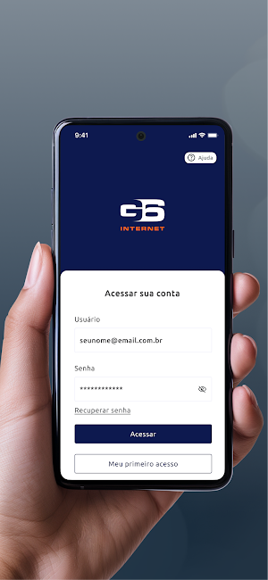 G6 Internet - App do Cliente Screenshot 1