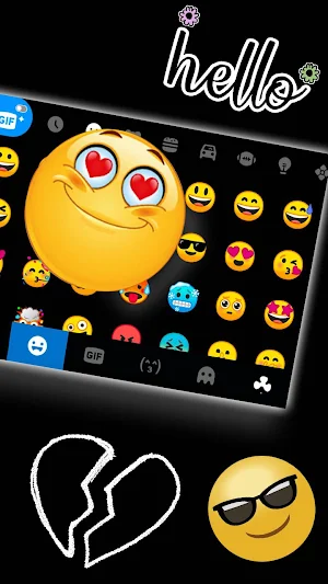 Heartbroken Keyboard Theme Screenshot 2