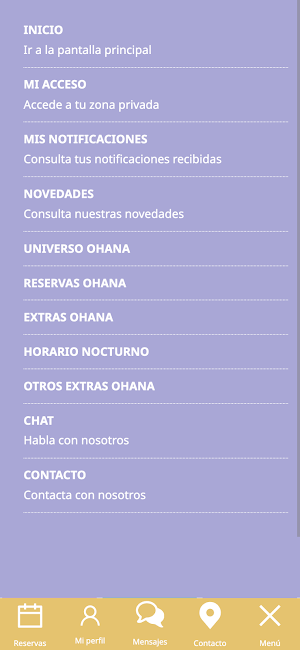 OHANA Eventos Screenshot 1