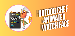Hotty Dog Animated Watch Face Screenshot 0
