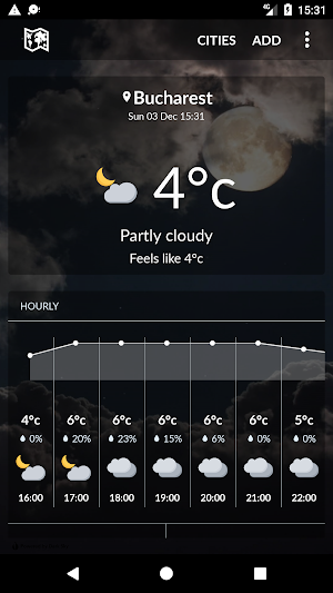 Romania Weather Screenshot 0