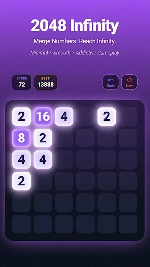 2048 Infinity Game Screenshot 2