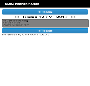 Umeå Performance Center Screenshot 3