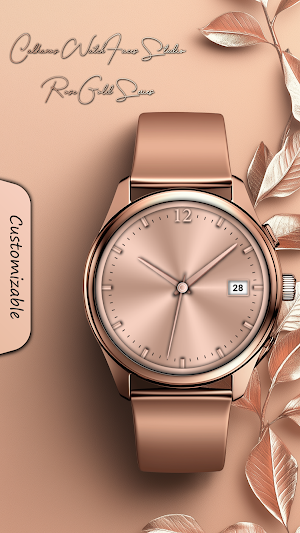 CWF017 Rose Gold Watch Face Screenshot 0