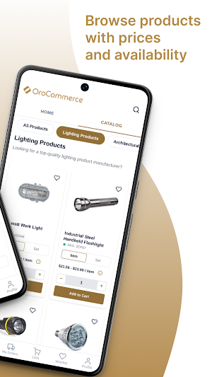 OroCommerce B2B Mobile App Screenshot 1