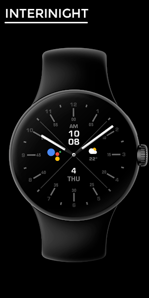 Interinight - watch face Screenshot 0
