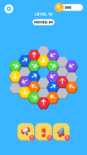 Hexa Flow: Stack Sort Screenshot 1