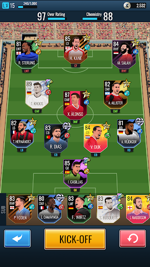 Soccer Collector: Build Team Screenshot 1