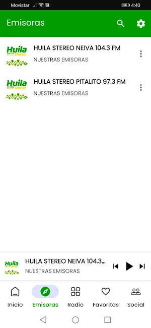 Huila Stereo Screenshot 2