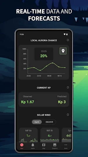 Aurora Now - Northern Lights Screenshot 1
