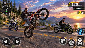 Wheelie Bike Rush Game Screenshot 2