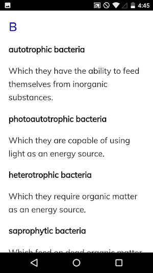 Environmental Dictionary Screenshot 2