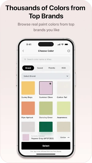Coloraw: Paint Visualizer Screenshot 2
