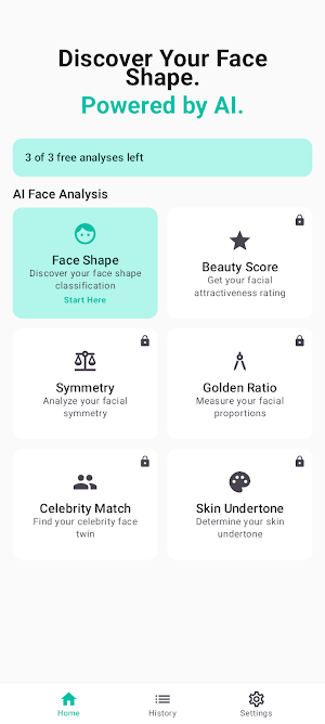 Face Shape AI: Face Analyzer Screenshot 0