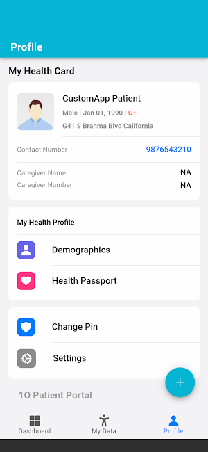 1O Patient Portal Screenshot 3