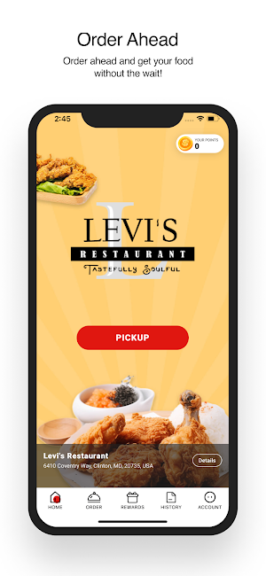 Levi's Restaurant Screenshot 0