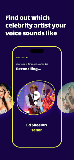 Vocaberry Celebrity Test Screenshot 1